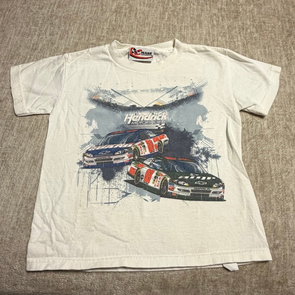 Dale Jr 88 Hendrick Motorsports NASCAR Youth T Shirt Size Small Vintage